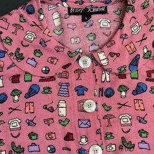 Betsey Johnson Vintage Early 90's  Blouse
